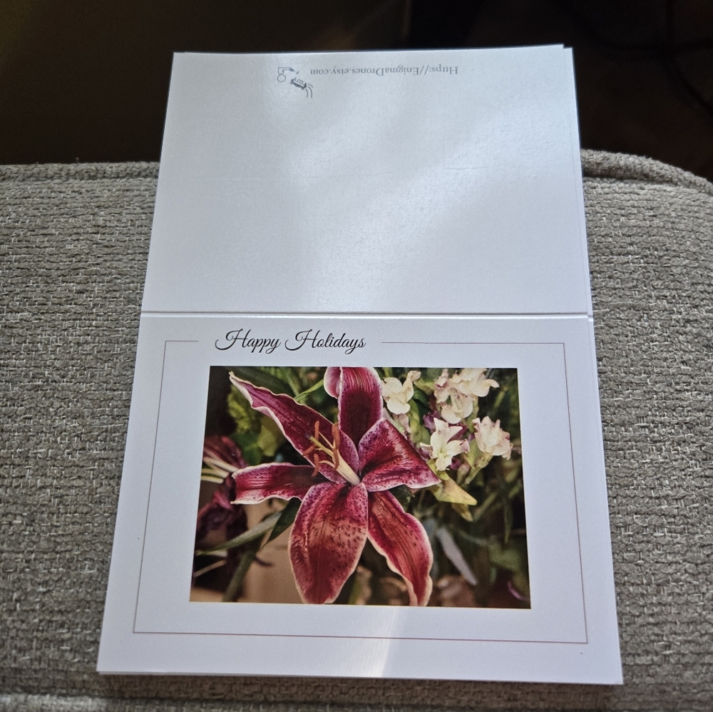 Set of 5 greeting cards, original photography 4 x 5.5